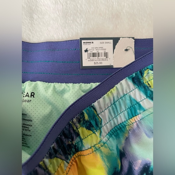 Colorful Abstract Athletic Shorts - Picture 3 of 4